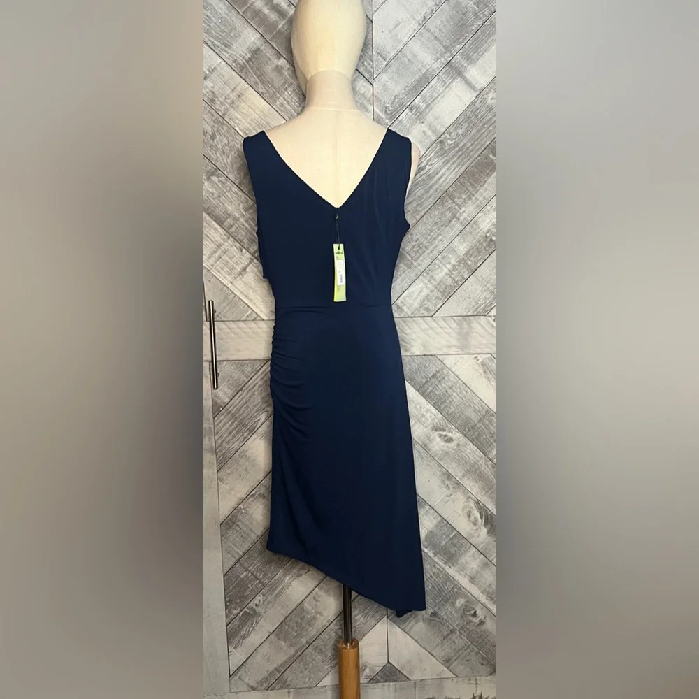 SAM EDELMAN NWT DRAPED SHEATH DRESS - Picture 4 of 8